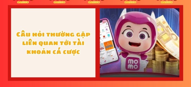 Câu hỏi thường gặp liên quan tới tài khoản cá cược